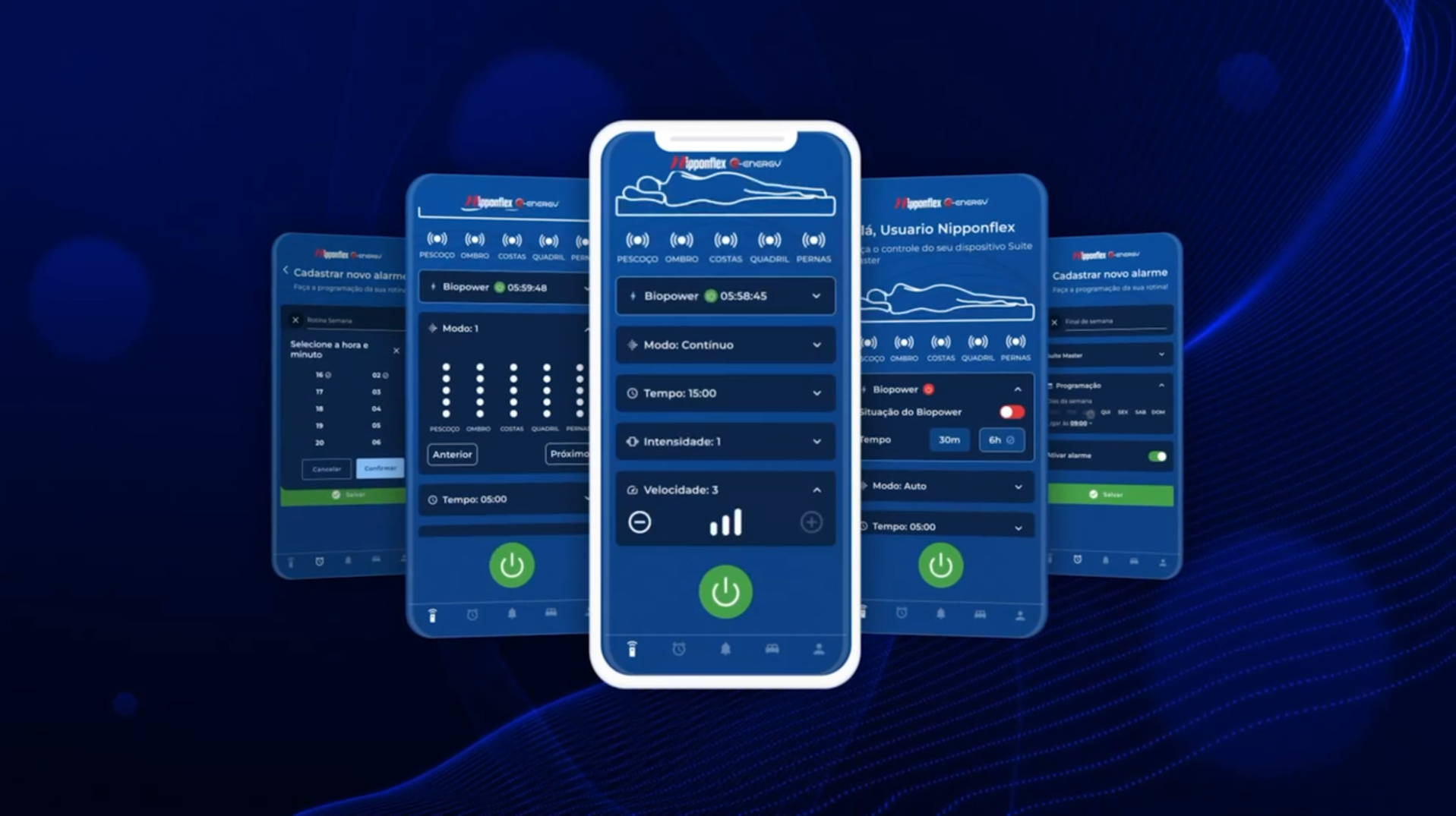 Passo a passo de uso – App Vibromassageador